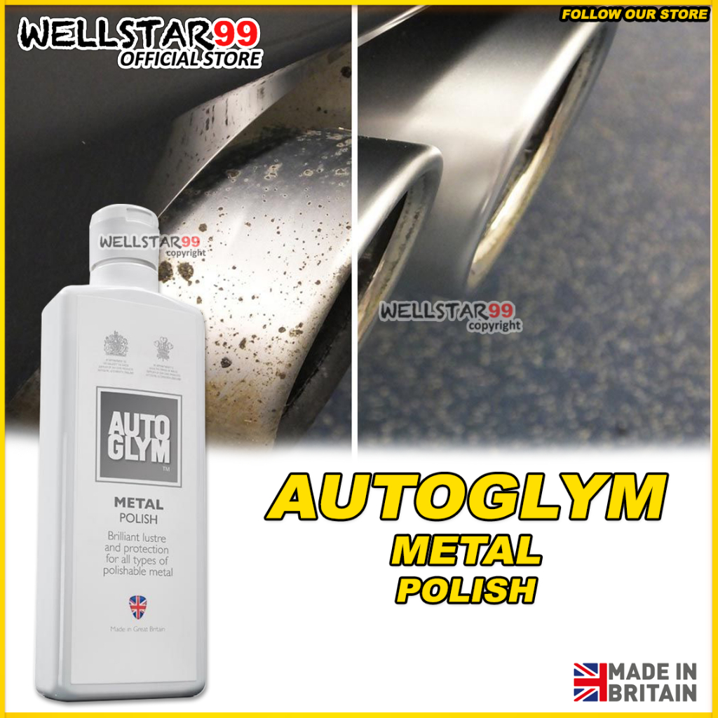 AUTOGLYM Metal Polish All Types Of Metal 325 ml Shopee Malaysia