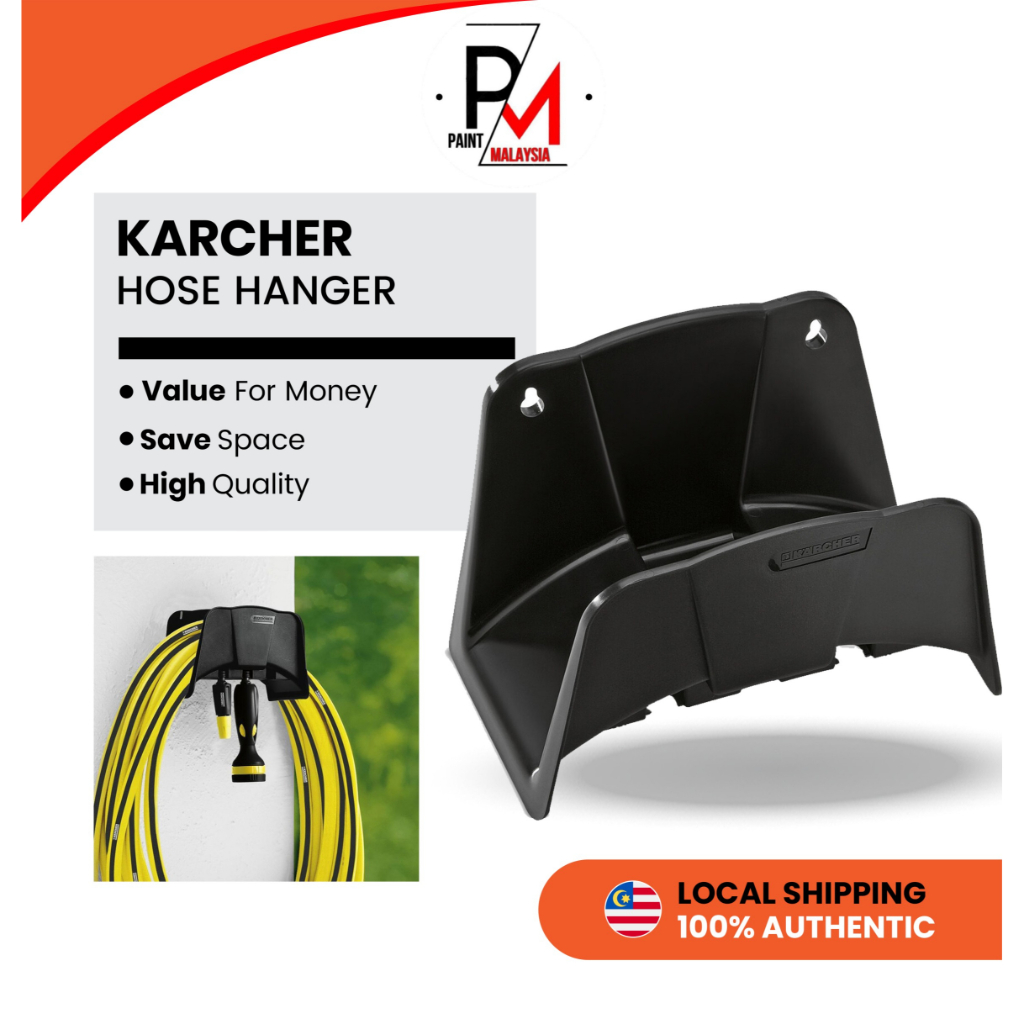 KARCHER Hose Hanger 2.645044.0 Heavy Duty Wall Mounted Garden Hose