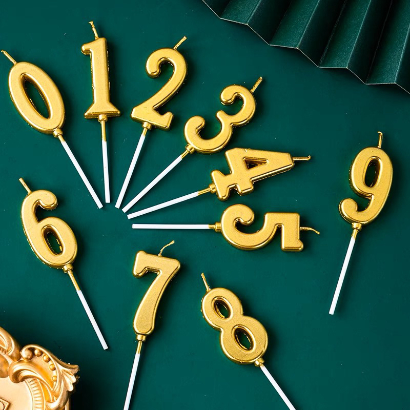 Number Candles for Birthday Cake Happy Birthday Candles Shopee Malaysia
