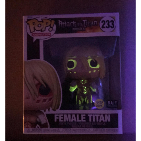 Funko Pop Attack On Titan 6" Female Titan GITD #233 Bait Exclusive ...