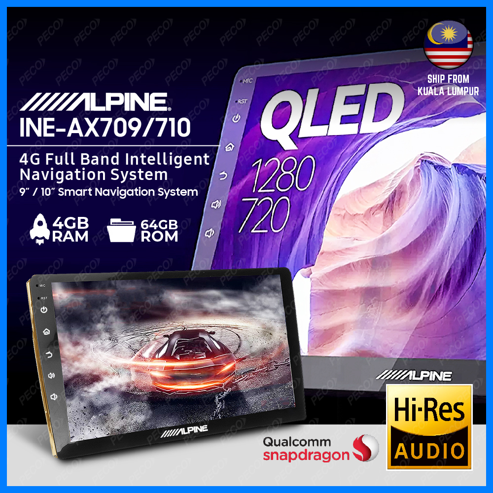 Alpine INE-AX709/710 4G Car Full Band Intelligent Navigation System ...