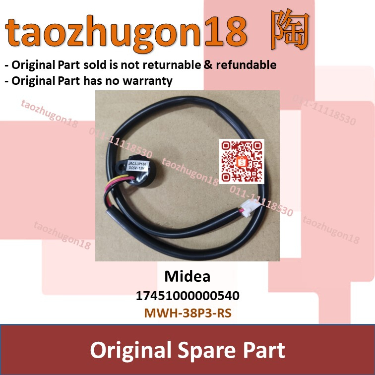 Original Midea 17451000000540 Water Heater Reed Switch Flow Sensor JRC3