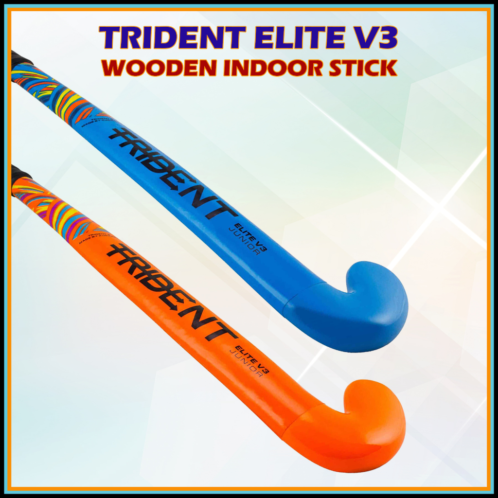 Trident Elite V3 Wooden Hockey Hoki Stick Indoor Shopee Malaysia