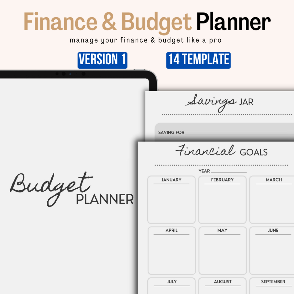 Financial Budget Planner Bundle V1 2023 2024 Financial Money Planner ...