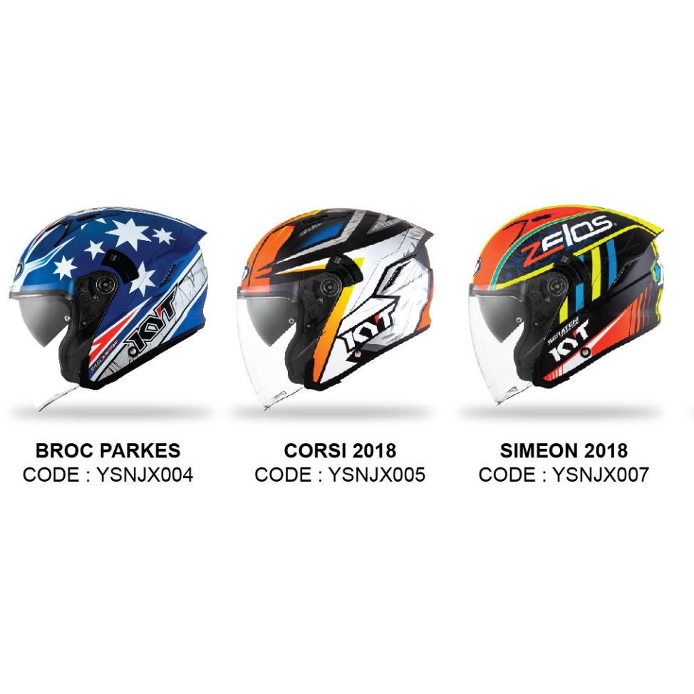 KYT NFJ 2023 DOUBLE VISOR Helmet Shopee Malaysia