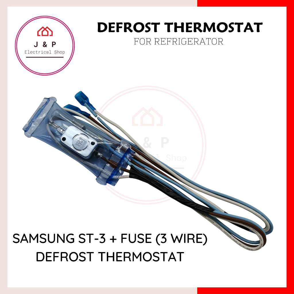 Samsung Defrost Thermostat ST3 + Fuse ( 3 Wire) for refrigerator