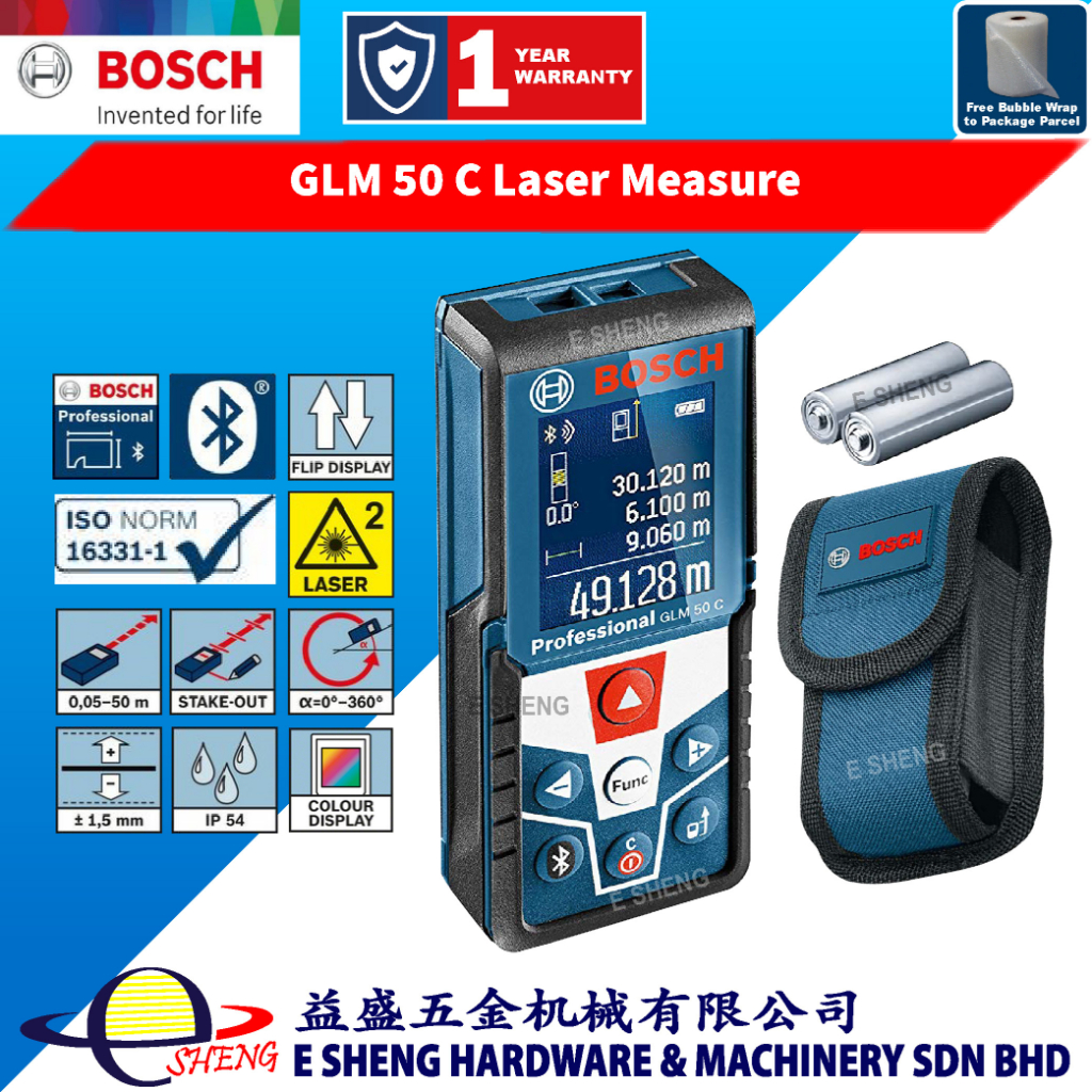 Télémètre laser GLM 50 C Bluetooth®