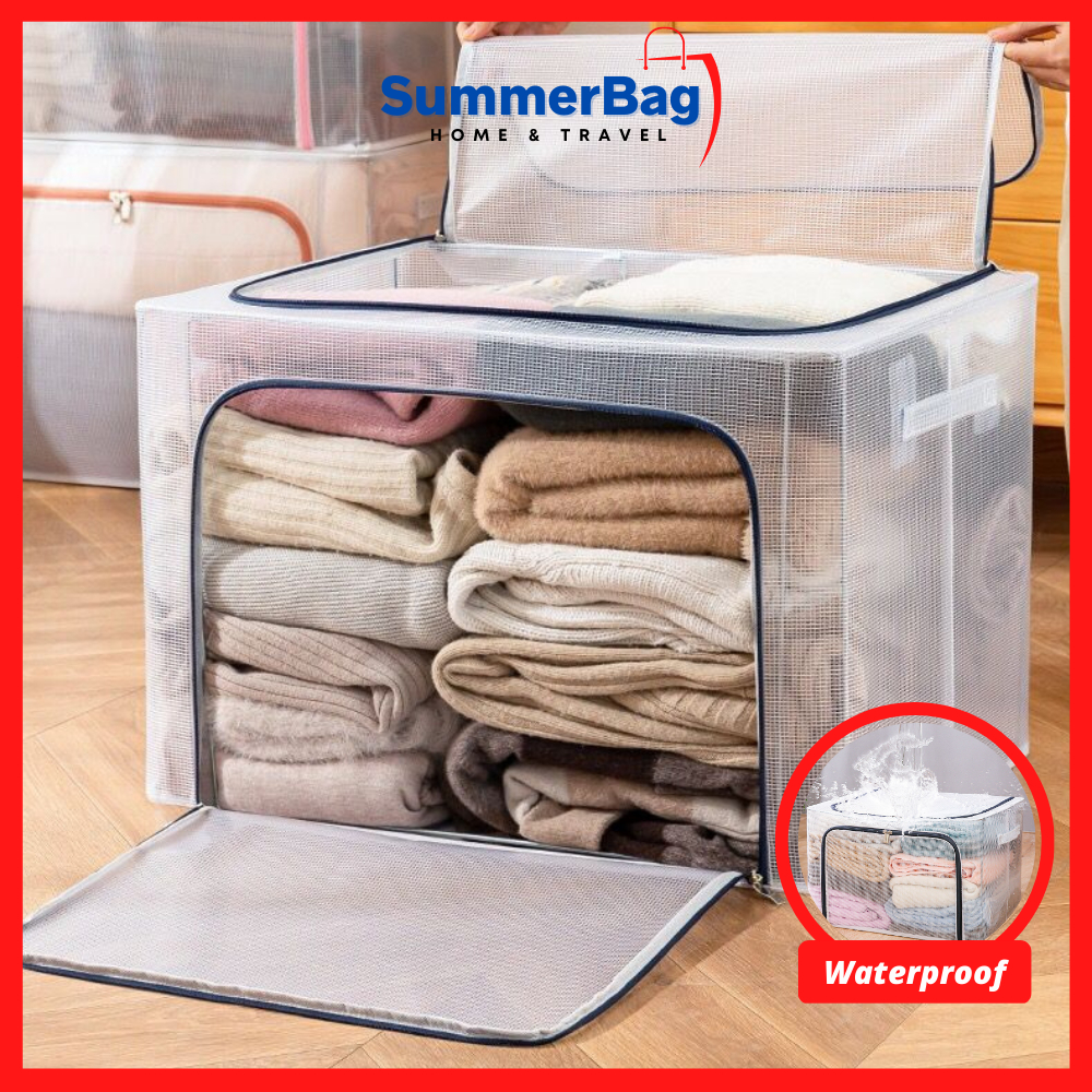 Transparent clothes storage discount bags