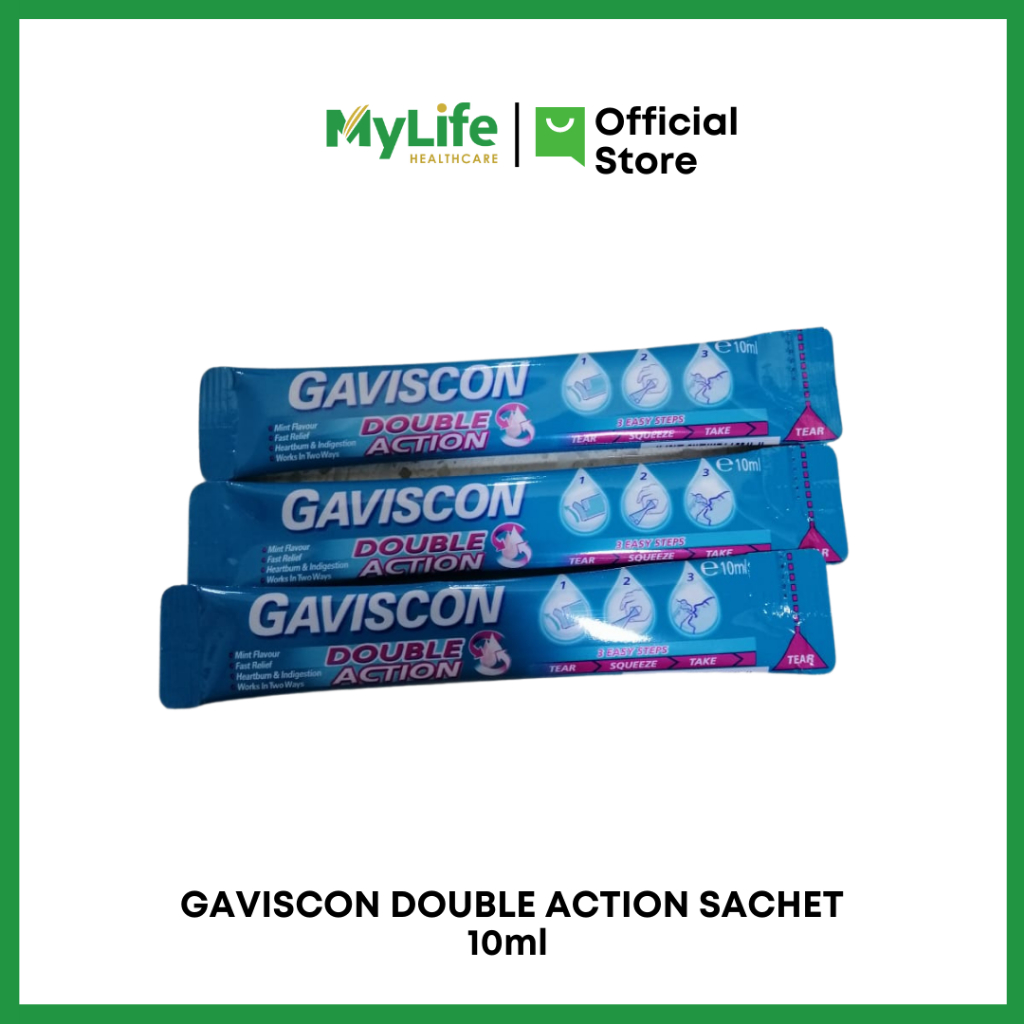 GAVISCON DOUBLE ACTION SACHET 10ML Shopee Malaysia