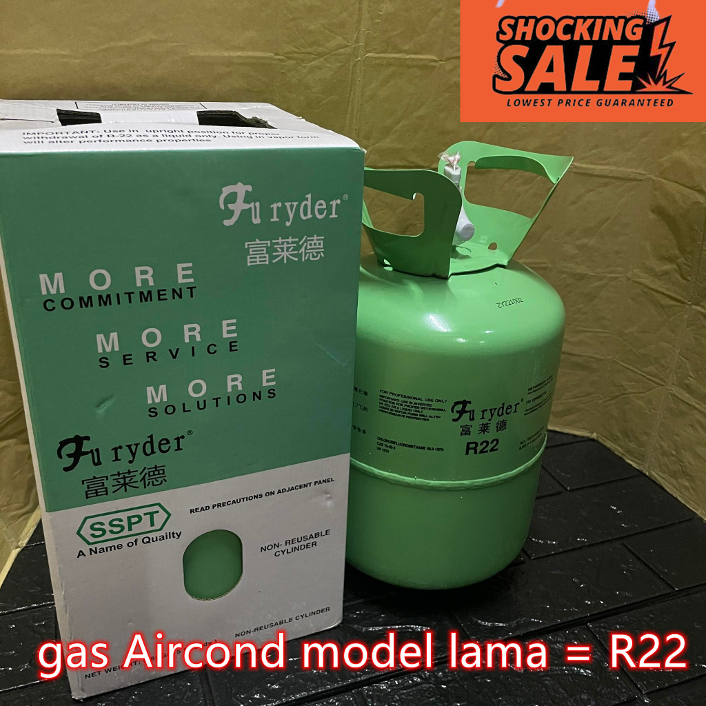 R22 Aircond gas old types model airconditioner gas noninverter