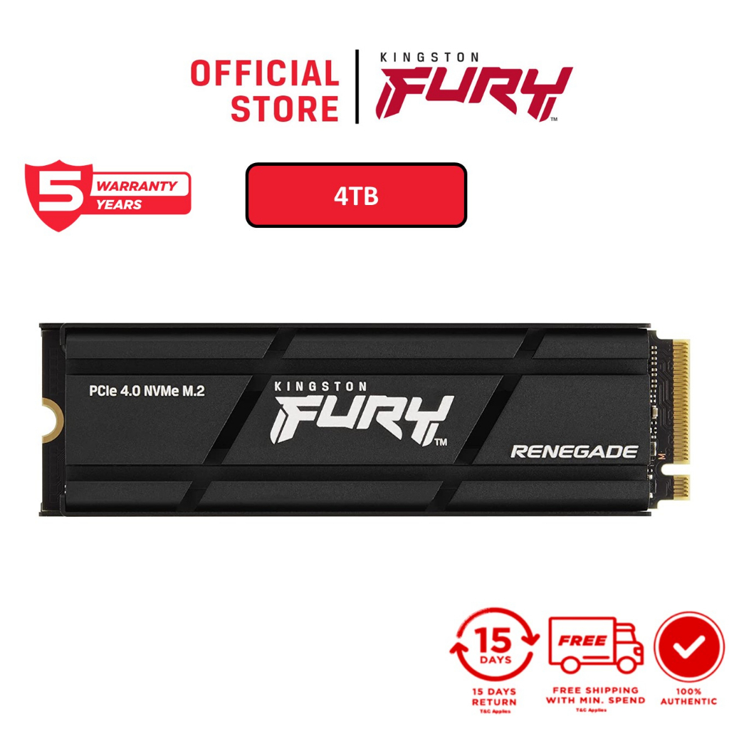 Kingston FURY Renegade PCIe 4.0 NVMe M.2 Internal SSD Solid State