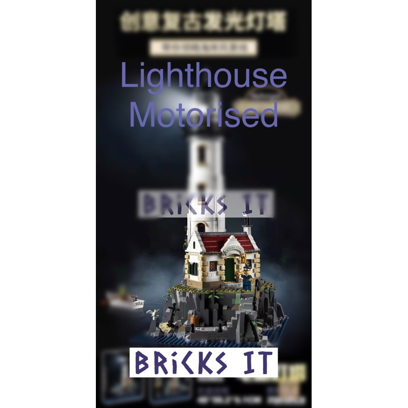 Lepin Lighthouse Motorized 21335 Compatible Shopee Malaysia