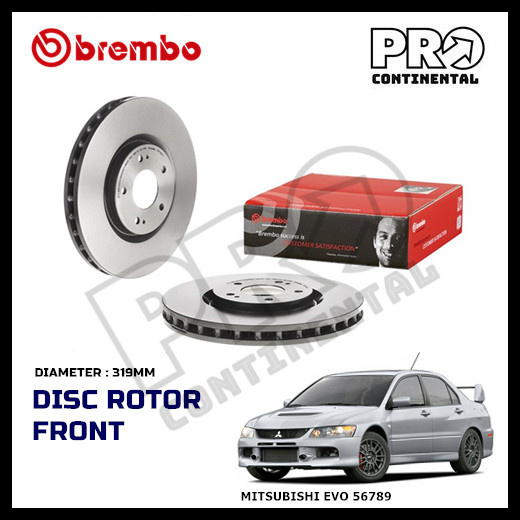 GENUINE BREMBO MITSUBISHI LANCER EVOLUTION EVO 56789 FRONT REAR DISC ...