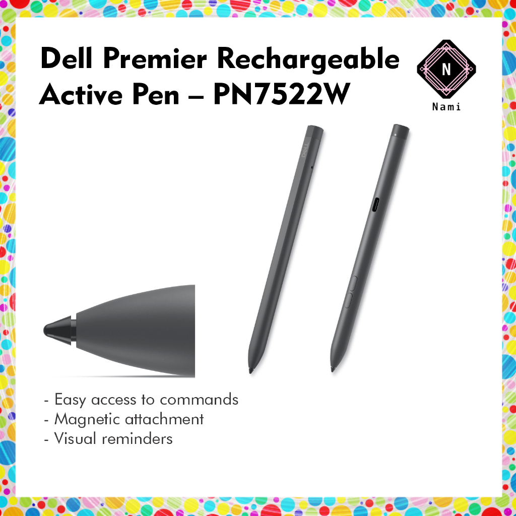 Dell Premier Rechargeable Active Pen PN7522W Shopee Malaysia