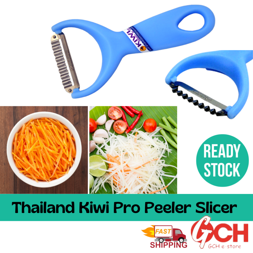 💥Original Thailand Kiwi Pro Slice / Slicer Peeler Knife / Pisau Sagat