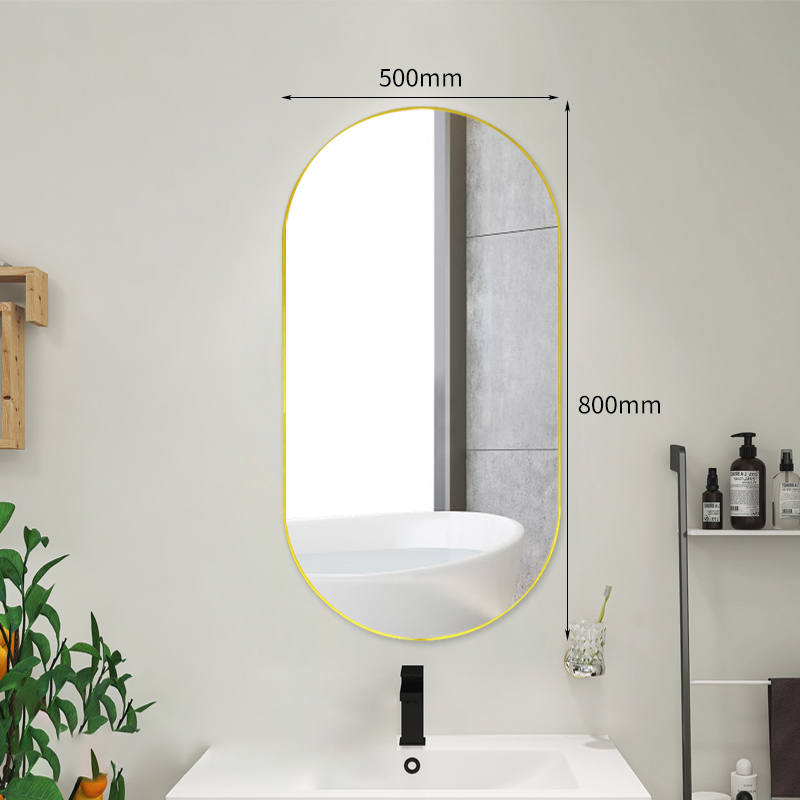 Arch Mirror Stand Bathroom Mirror wall Full Body Mirror Full-Length ...