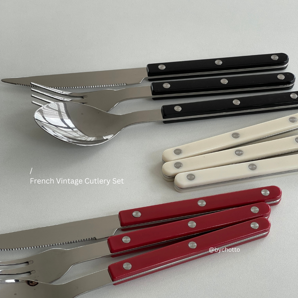 French Vintage Cutlery Set (premium quality) | Shopee Malaysia