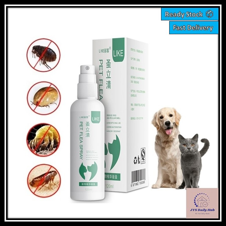 Cat Flea Spray Dog Flea Spray 120ml 500ml Ubat Kutu Kucing
