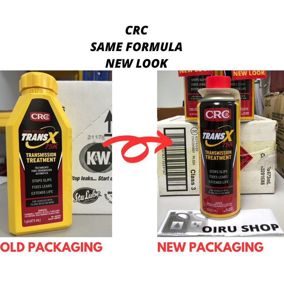 CRC Trans X 75k High Mileage Transmission Treatment 473ml Shopee Malaysia
