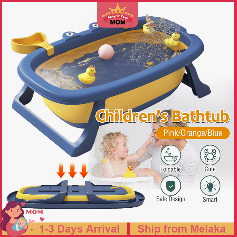 Baby Shower Protable Bath Tub Folding Large Size Bathtubs Sit Lie Down
