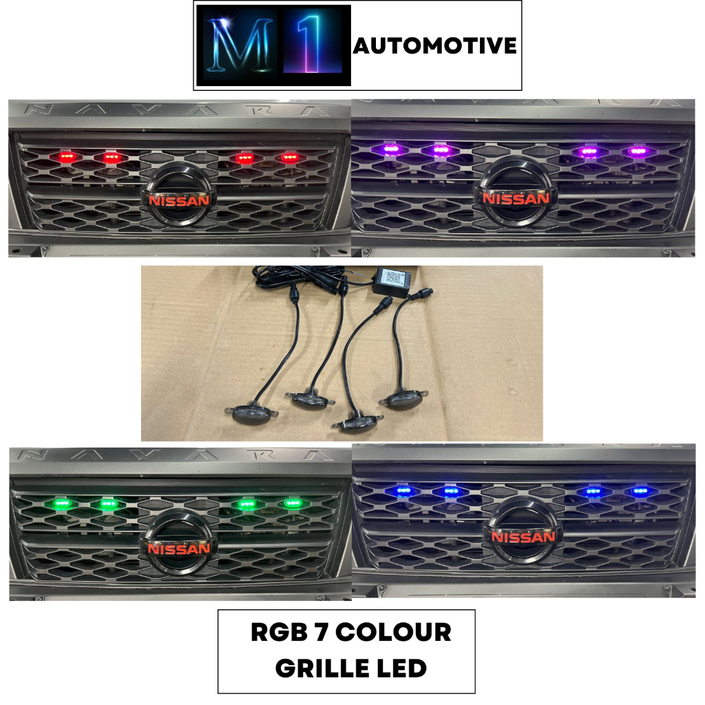 4x4 Grille LED Pick Up 7 Colour RGB Led Front Grille LED Decoration LED