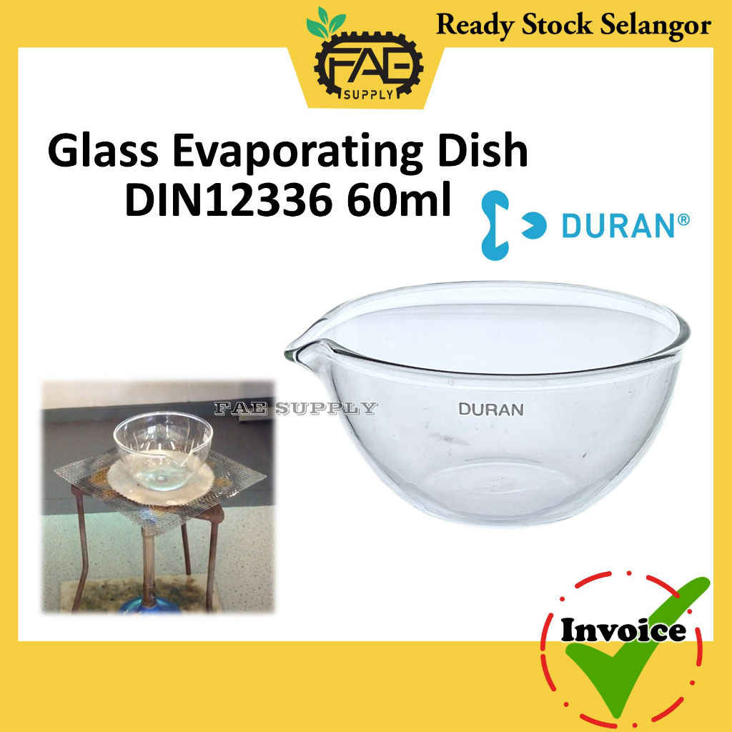 Duran Glass Evaporating Dish DIN12336 60ml Shopee Malaysia