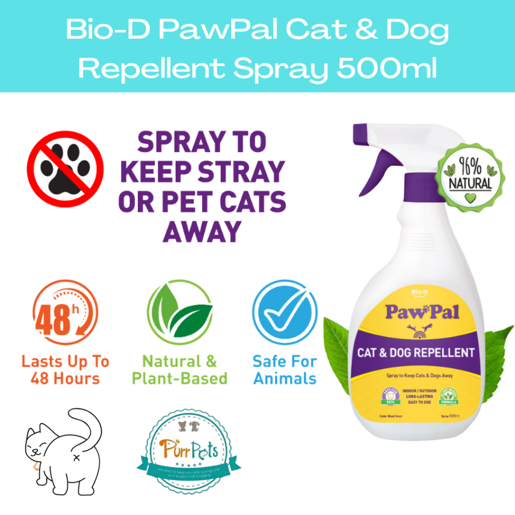 BioD PawPal Cat & Dog Repellent Spray (Cedar Wood Fragrance) 500ml