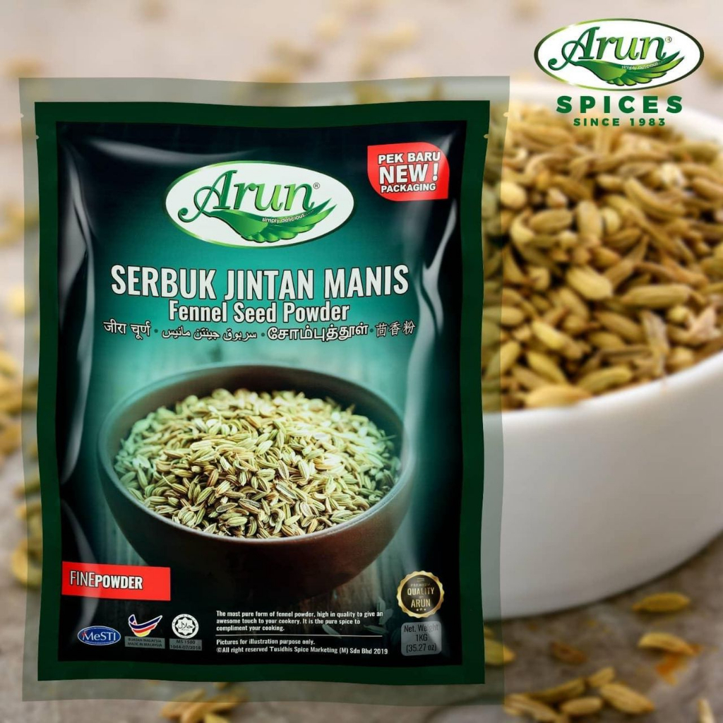 Fennel Powder Serbuk Jintan Manis Halal Shopee Malaysia