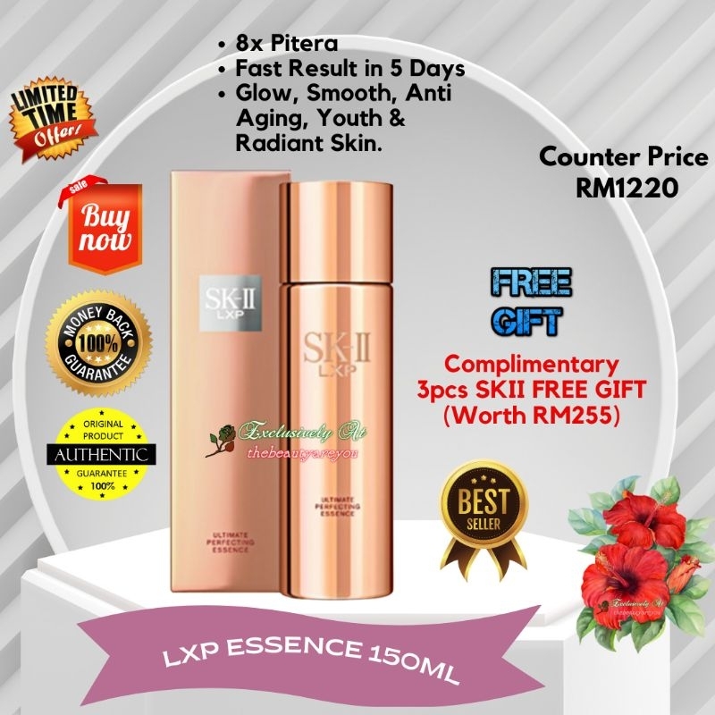 SKII LXP ULTIMATE PERFECTING ESSENCE 150ML (100%ORIGINAL) | Shopee