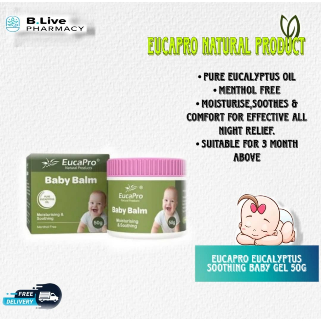 EUCAPRO EUCALYPTUS SOOTHING BABY GEL 50G Shopee Malaysia
