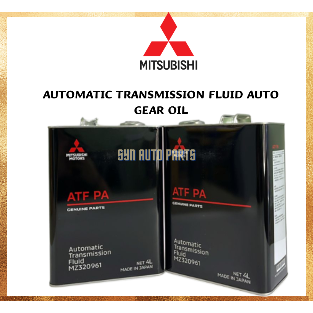 Mitsubishi ATF PA 4L- Triton VGT 2.4 2015- KL1T KL3T - Automatic ...