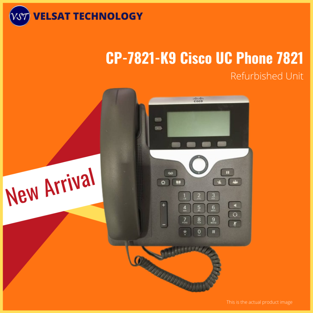 CP-7821-K9 Cisco UC IP Phone 7821 [Refurbished] | Shopee Malaysia