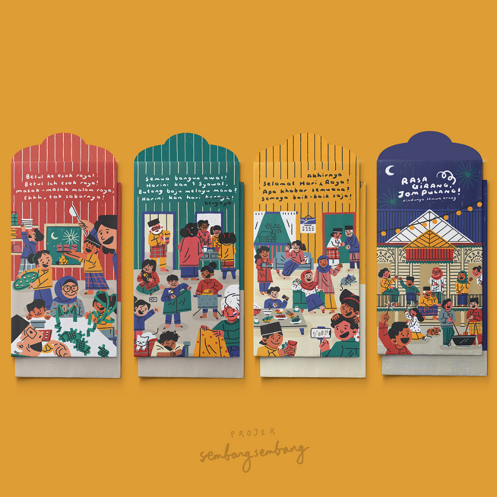 raya packet - (10 pcs / pack) sampul raya rasa girang, jom pulang by ...