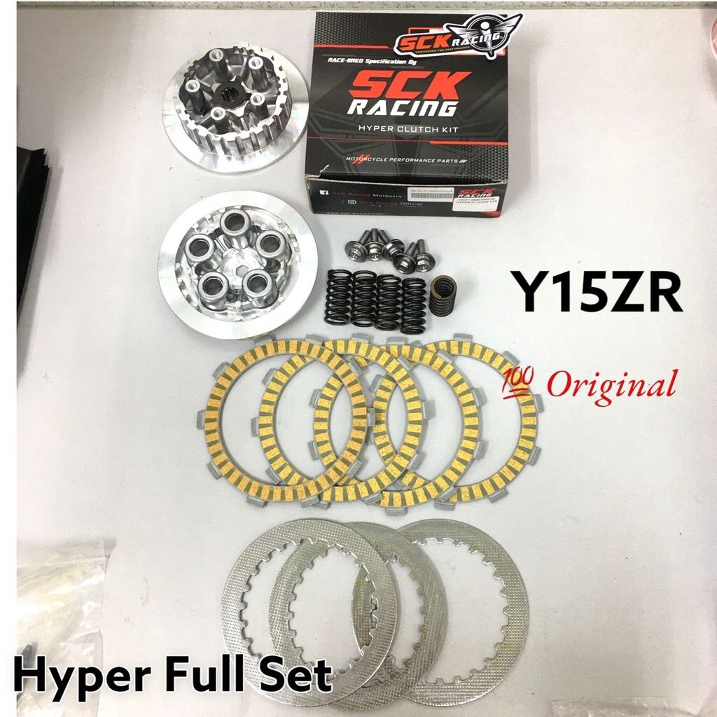 RS150/Y15ZR SCK RACING HYPER CLUTCH COMPLETE SET [ORIGINAL SCK] IRON