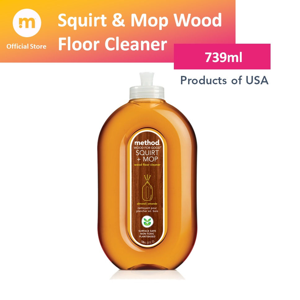 method Squirt + Mop Floor Cleaner ( for wood flooring) 739ml | Shopee ...
