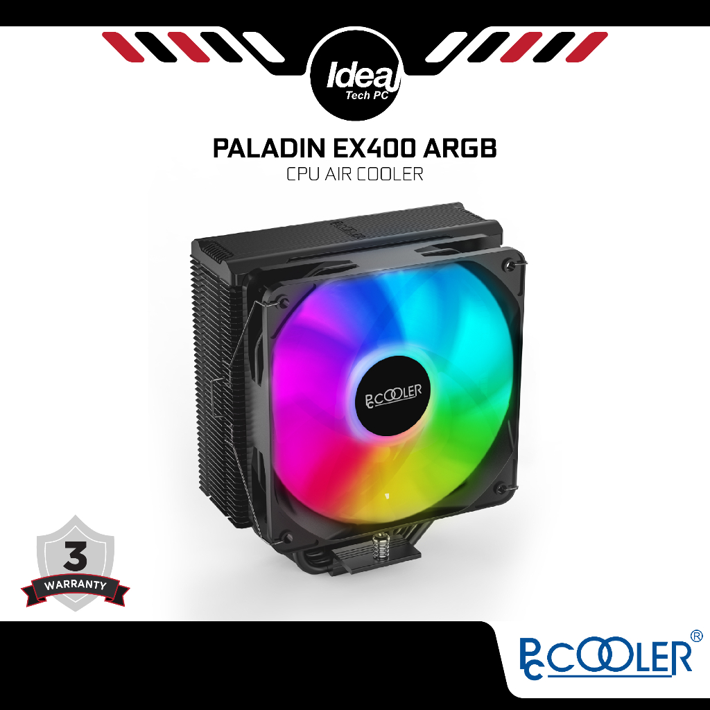PCCOOLER PALADIN EX400 ARGB | CPU Air Cooler | Shopee Malaysia