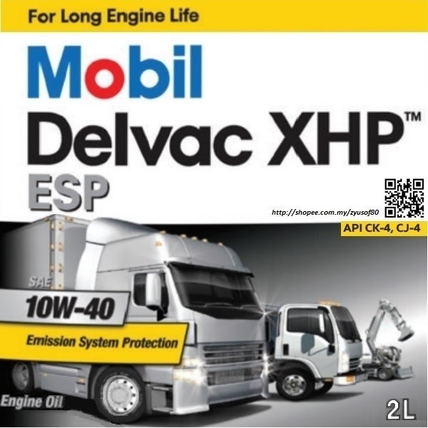 20L (RE-PACK) Mobil Delvac XHP ESP 10W-40 (CK-4) | Shopee Malaysia