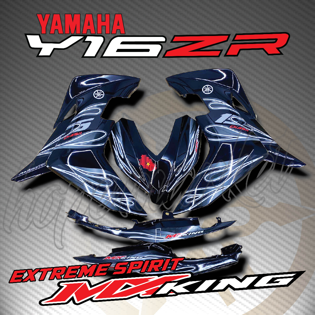 STRIPE MOTOR YAMAHA Y16ZR MX KING TRIBAL LIGHT FIRE SPIRIT ( API ...
