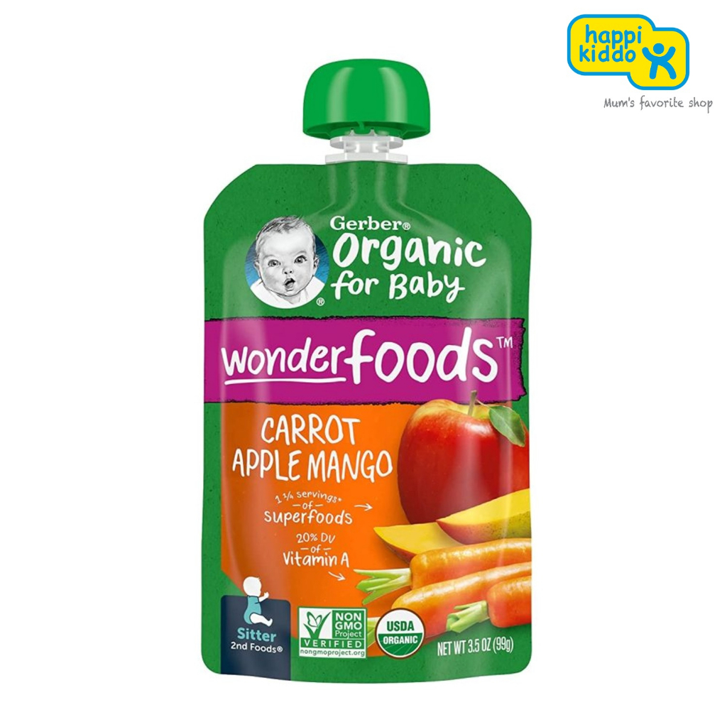 Gerber Organic Puree Pouch (99g) [BB: 31 MAR 2024] | Shopee Malaysia