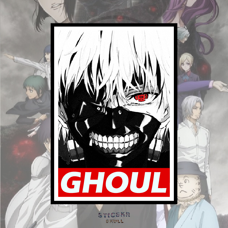 Tokyo Ghoul Kaneki Ken Sticker Sticker Luggage Laptop Skateboard ...