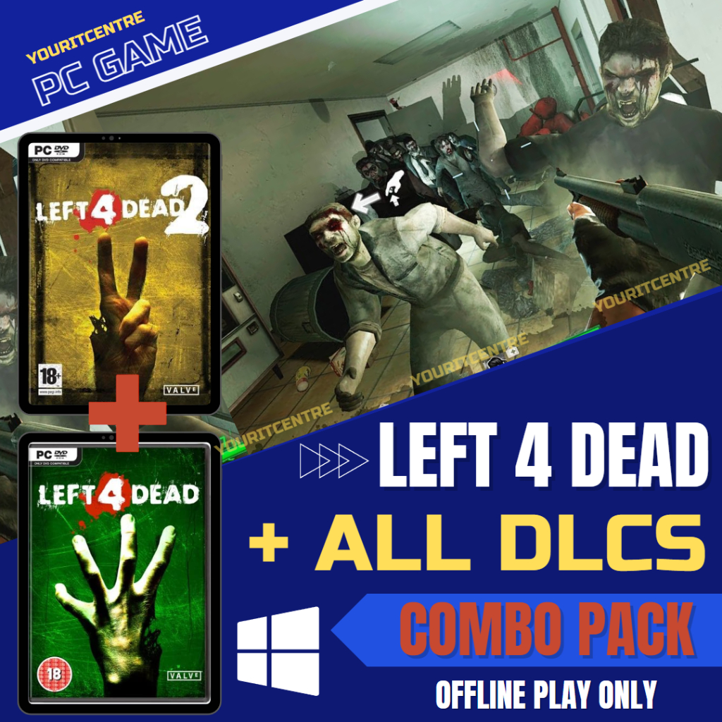 🔥 Combo Pack 🔥 Left 4 dead & Left 4 dead 2 | Offline PC Games | Digital ...