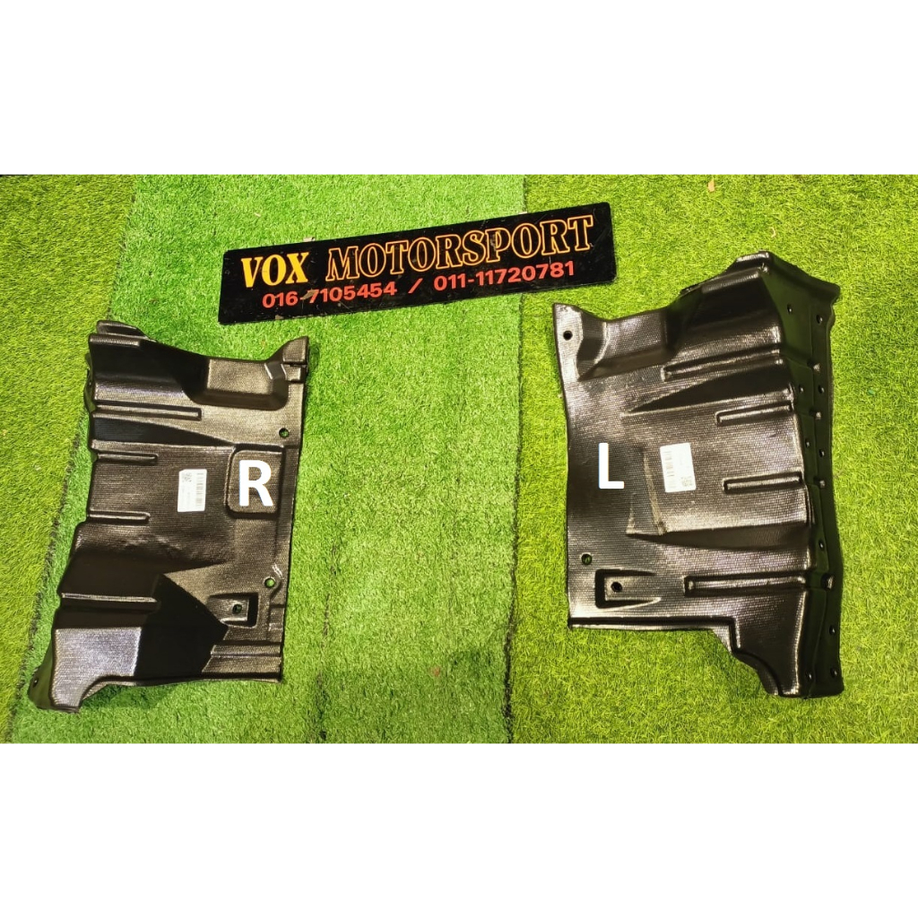 mitsubishi lancer gt inspira front fender depan lower side L cover splash shield pp quality