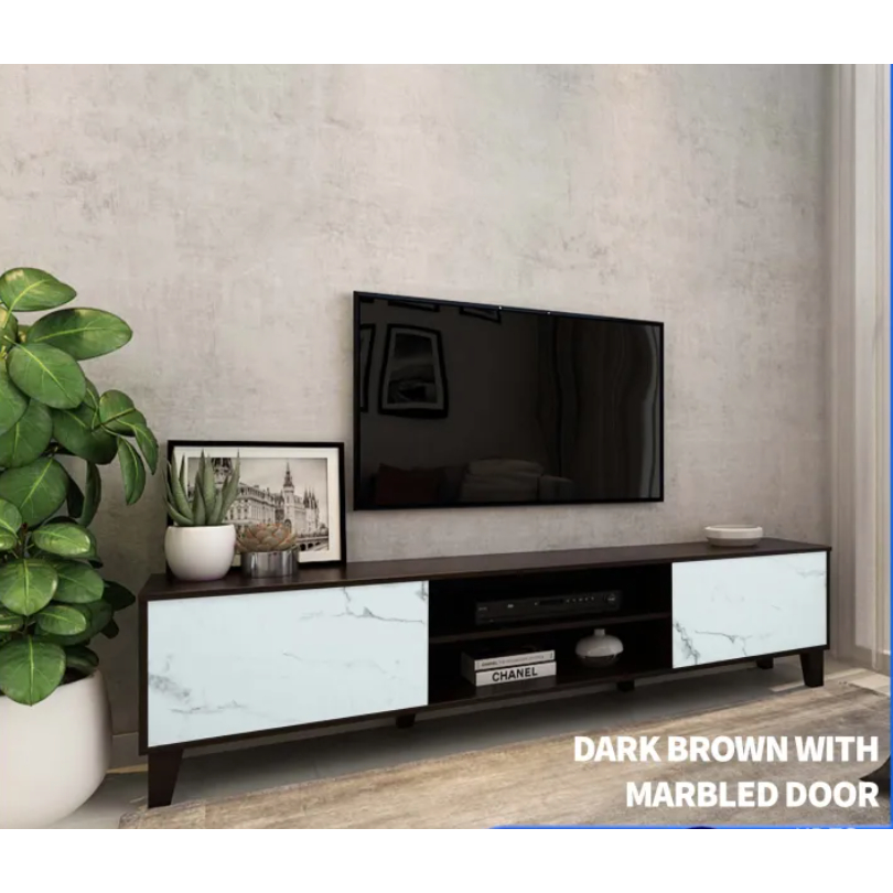 Simple 6ft (180cm) TV Cabinet TV Bench Modern TV Rack Cabinet Simple TV ...