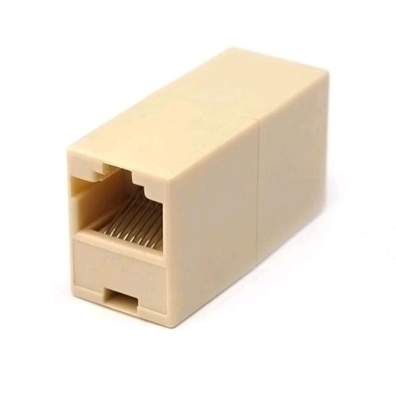 50Pcs RJ45 Coupler Jointer Network Cable Extender Adapter Connector for Cable Female to