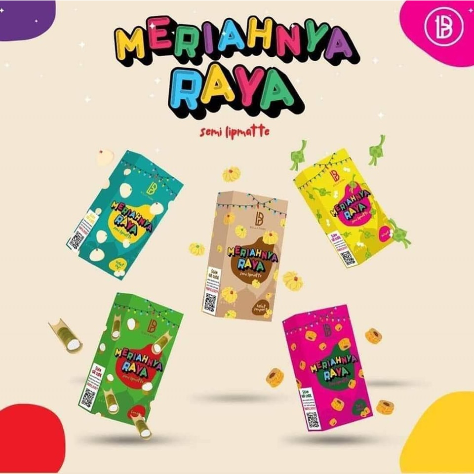 MERIAHNYA RAYA SEMI LIPMATTE by BELLA PARK / EDISI RAYA MUST GRAB ...