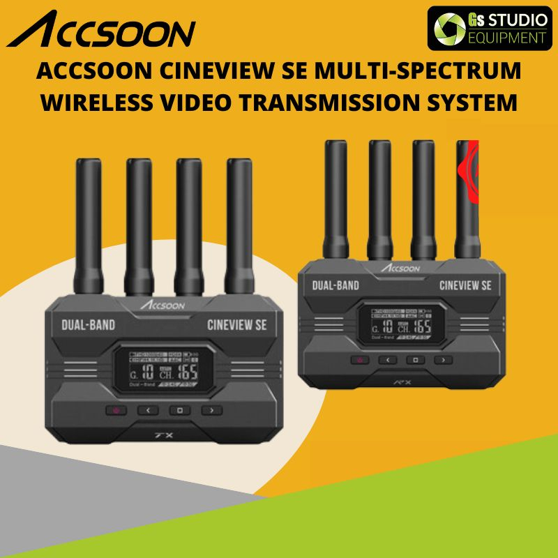 ACCSOON CineView SE MultiSpectrum Wireless Video Transmission System