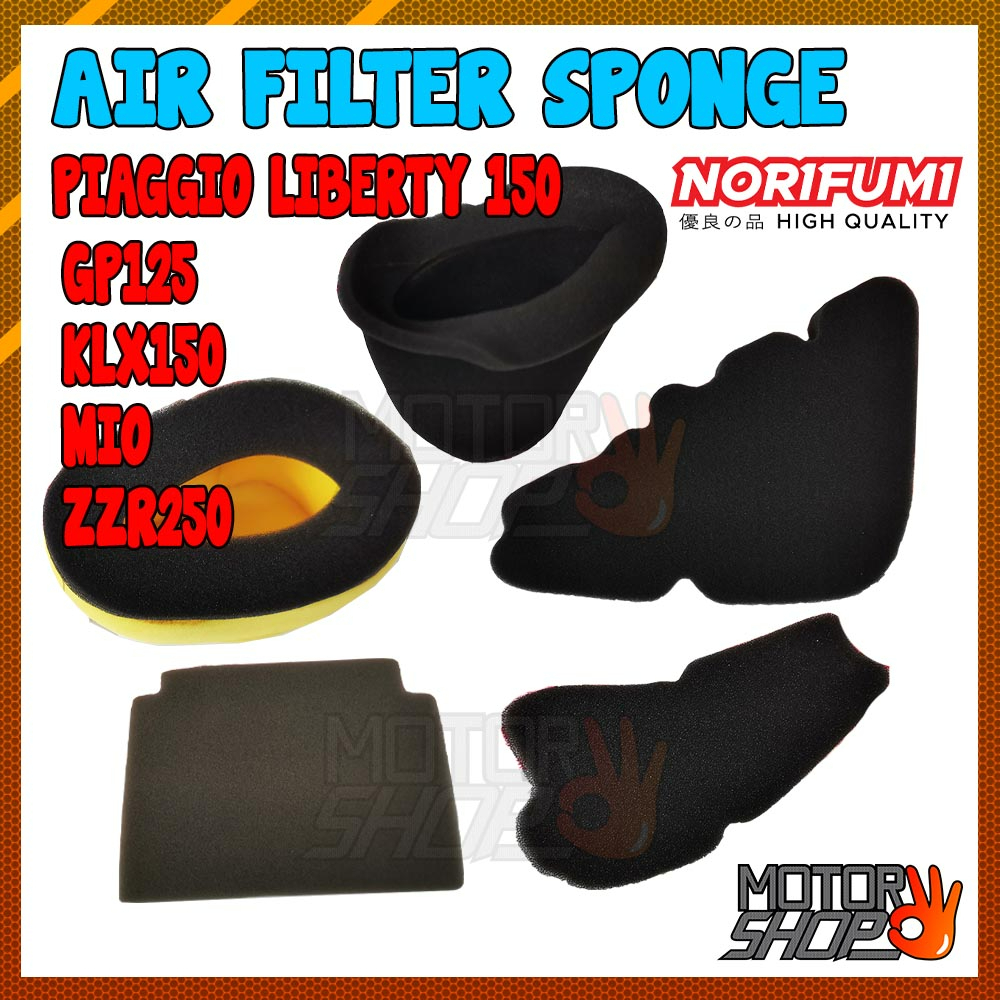 AIR FILTER CLEANER STD STANDARD KTN GP125 / KLX150 / VESPA LX / MIO / PIAGGIO LIBERTY 150 AIR