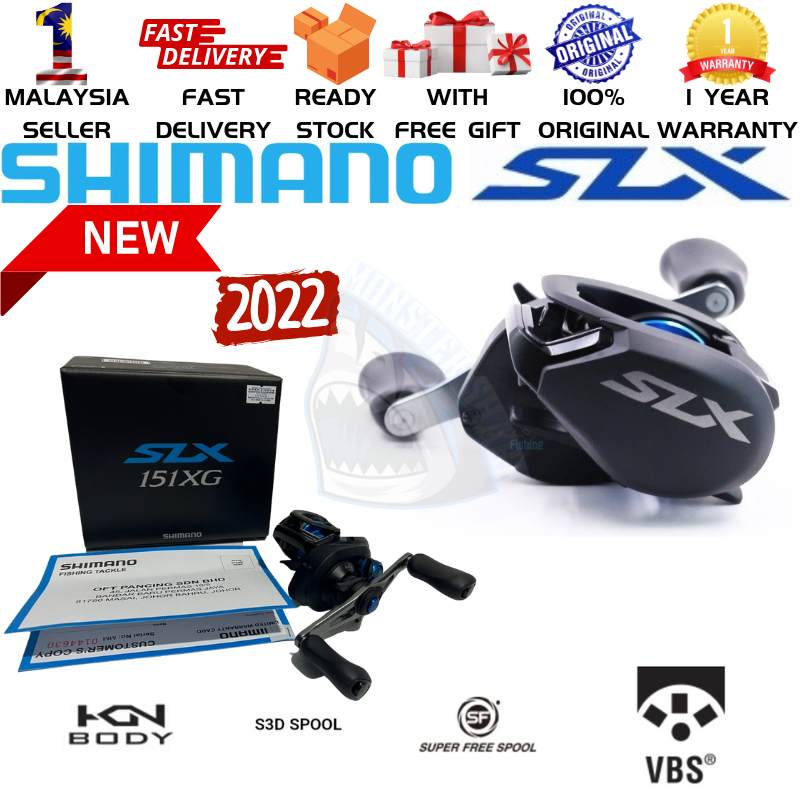 NEW SHIMANO 22' SLX 150/151/HG/XG With 1 Year Warranty & Free Gift