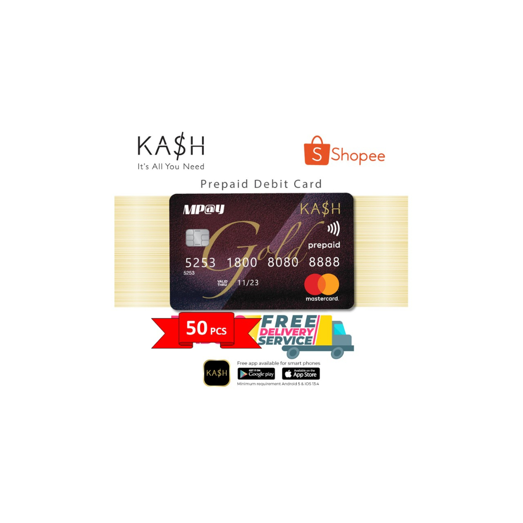 RESELLER VALUE PACKAGE B OFFICIAL KAH Malaysia (50 PCS) KASH GOLD
