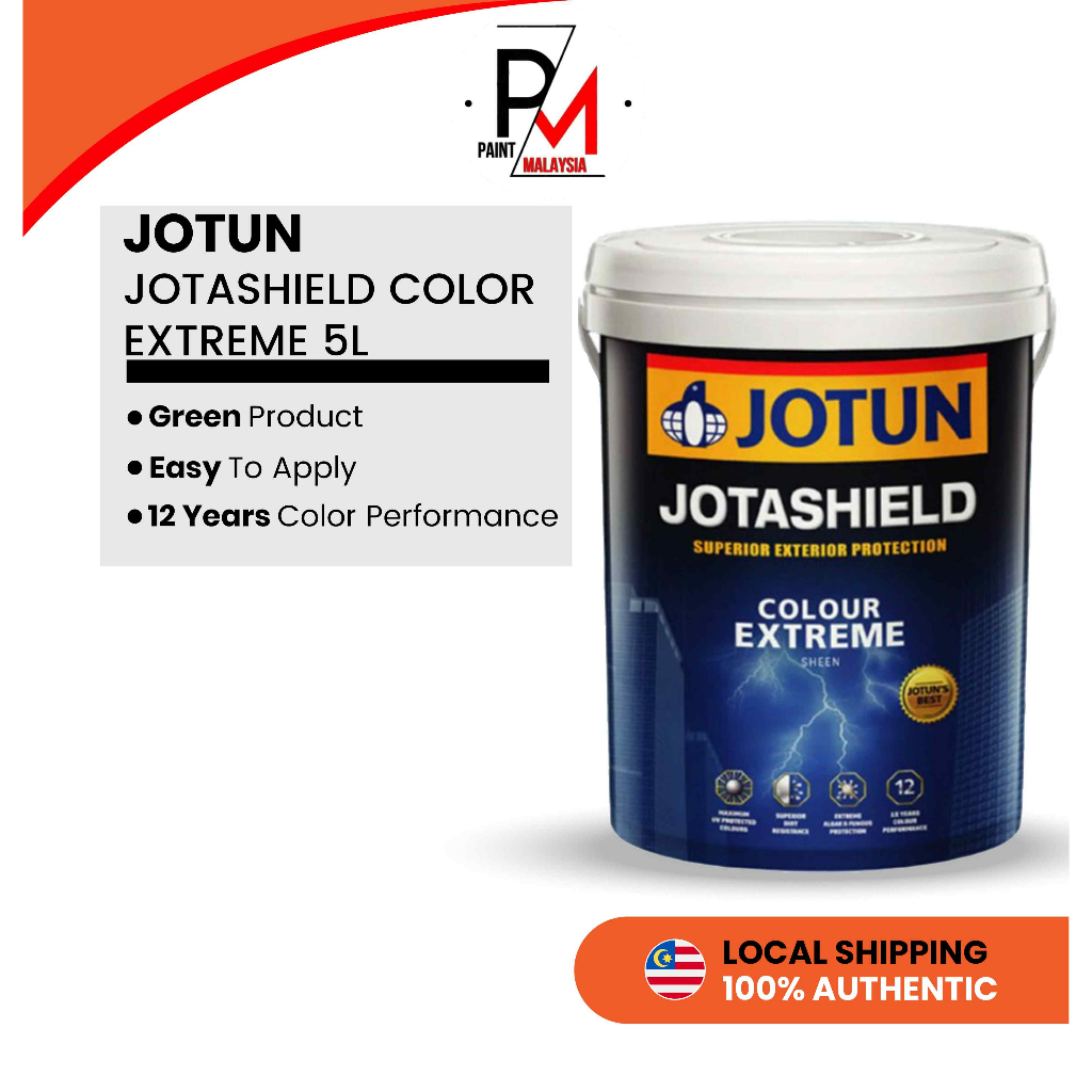 JOTUN Jotashield Colour Extreme 5L Exterior Wall Paint AntiFungus